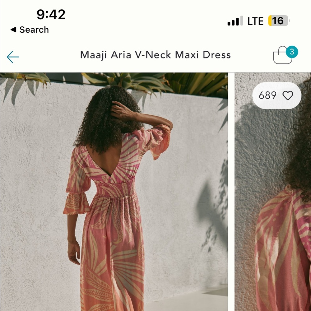 Maaji Aria V-Neck Maxi Dress